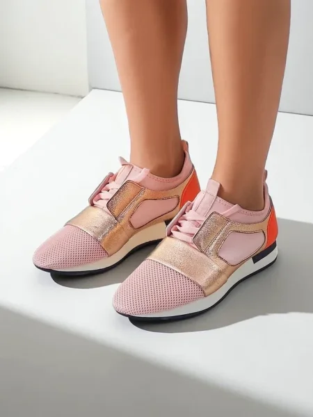 Sneakerși Resti alb