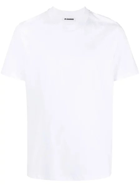 Tricou Jil Sander scurt alb