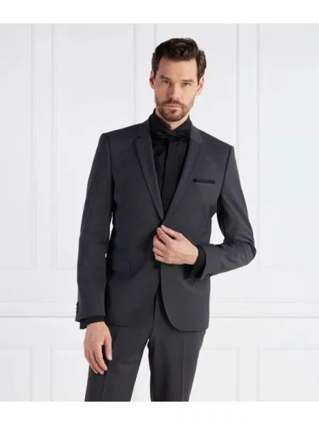 HUGO de lână sacou gri