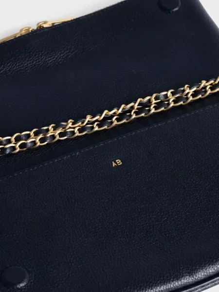 Шкіряний клатч Zadig&voltaire синій