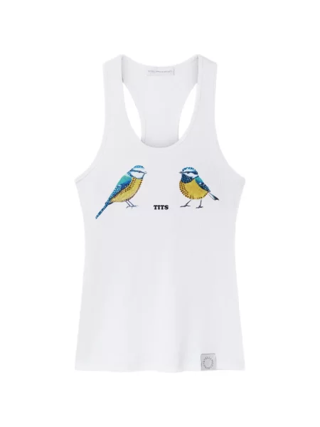 Top Stella Mccartney cu imagine alb