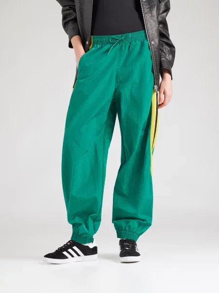 ADIDAS ORIGINALS Kelnės SANTIAGO žalia / žaliosios citrinos juoda