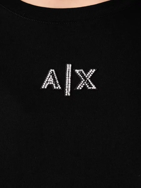 Póló Armani Exchange fekete