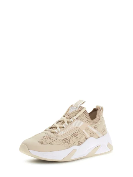 Sneakerși Guess bej