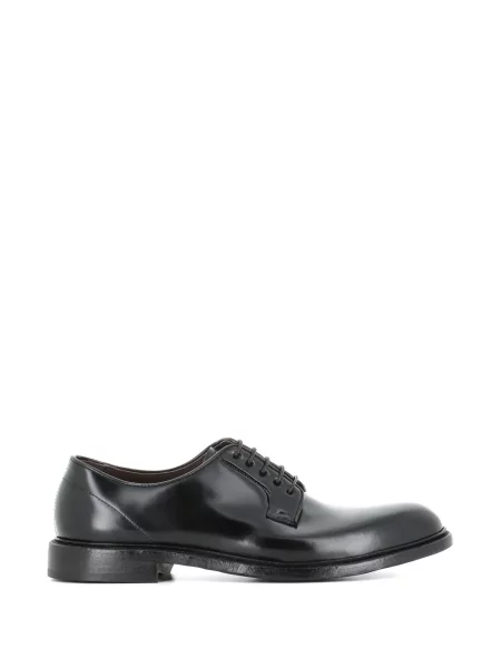 Pantofi derby Green George din piele negru