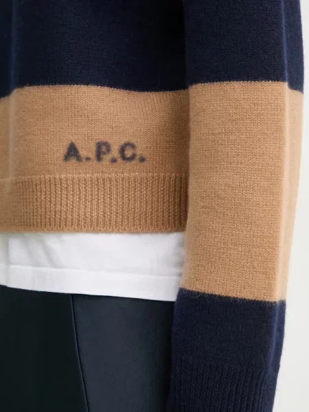 A.P.C. gyapjú pulóver pull penny