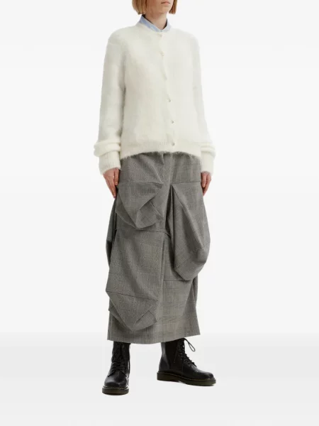 Cardigan Enföld tricotate alb