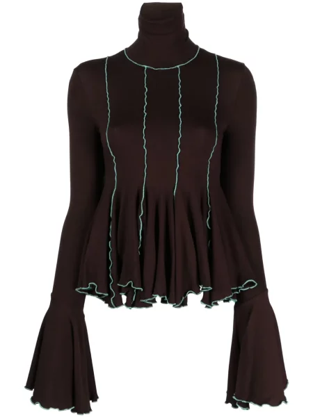 Sweter Siedres brązowy