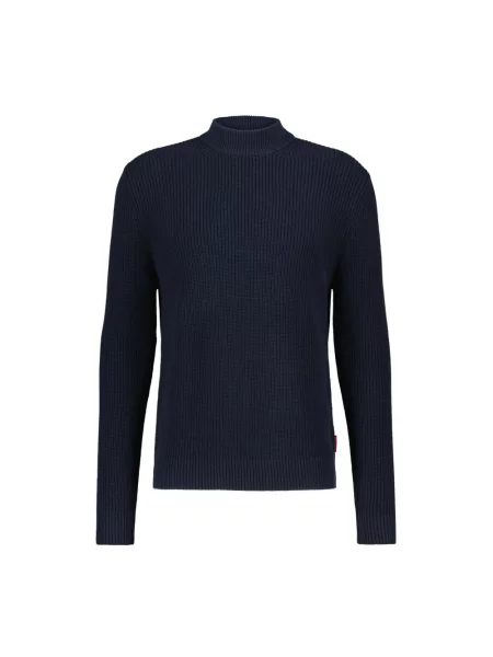 Sweter z golfem Joop! niebieski