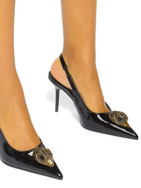 Кожаные большие туфли Kurt Geiger London черные