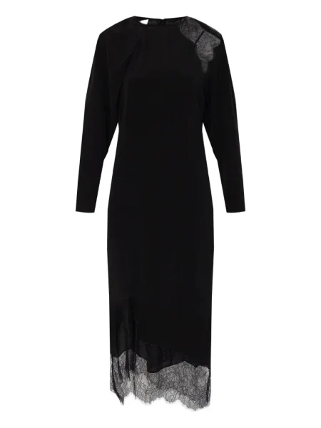 Rochie midi Iro din dantelă până la genunchi de costum negru