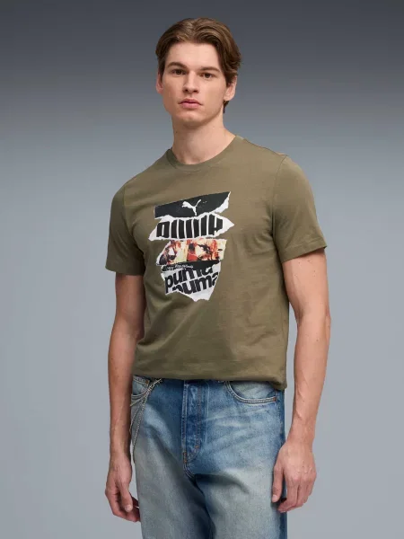 Футболка Puma зеленая