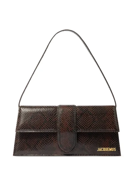 Geantă Jacquemus din piele maro