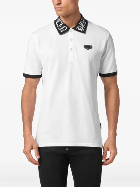 Polo marškinėliai Philipp Plein balta