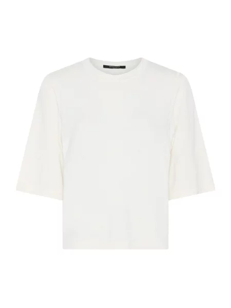 Dzianinowa koszulka Bruuns Bazaar biała