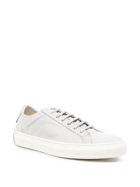 Sneakerși Common Projects din piele gri