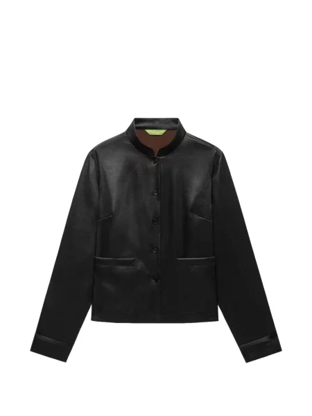 Bluză Shanghai Tang din satin negru
