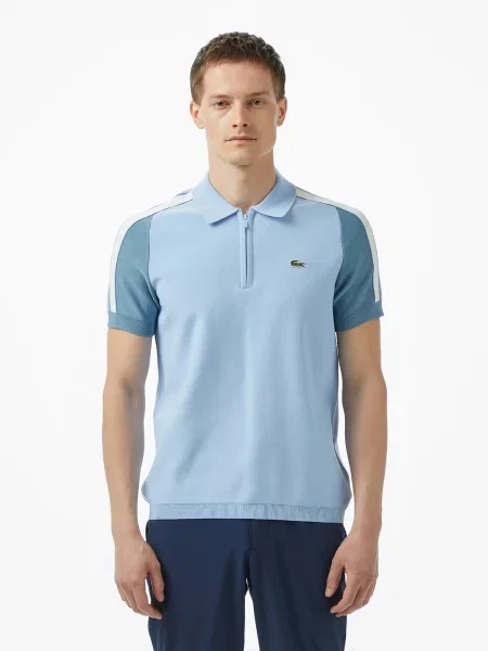 Поло Lacoste блакитний