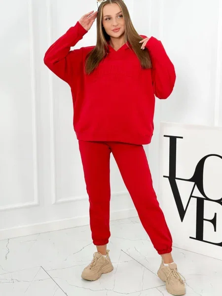 Pantaloni Kesi roșu