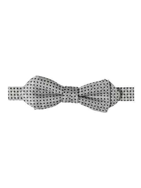 Krawat Dolce And Gabbana wiązany szary