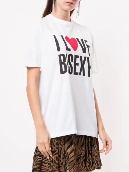 Tricou Dsquared2 cu imagine alb