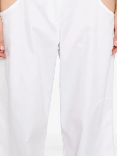 Pantaloni Blaklace alb
