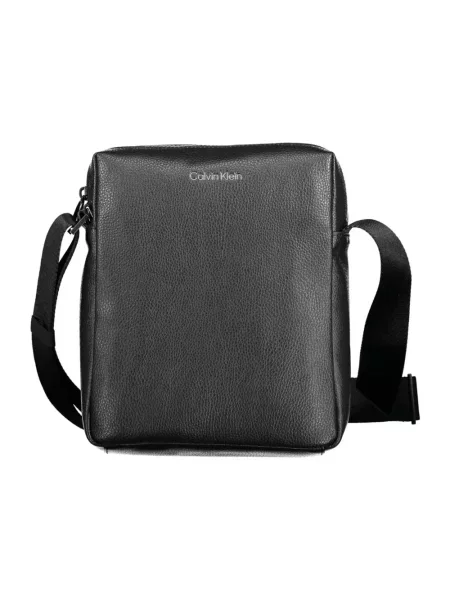 Torba crossbody Calvin Klein skórzana czarna