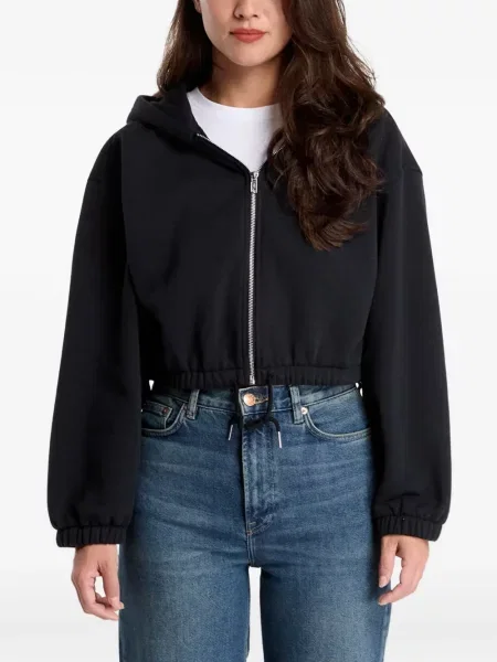 Decupat hanorac cu glugă Urban Classics negru