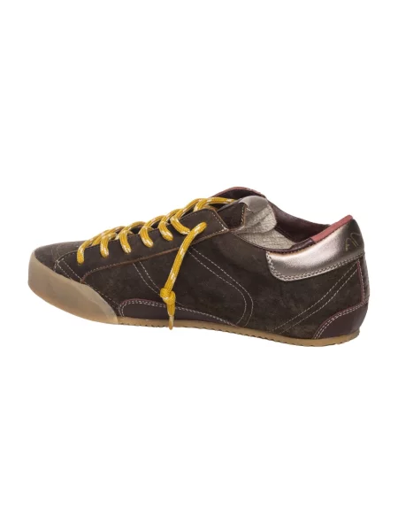 Sneakersy Ama Brand zamszowe brązowe