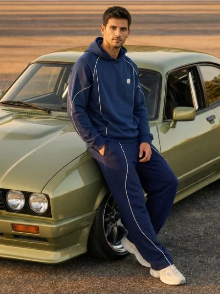 Sinsay Mikina s kapucí modrá