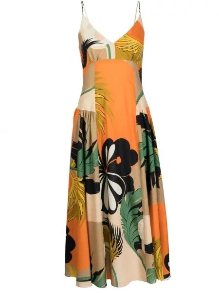 Rochie fără mâneci Bambah fără mâneci cu imagine de costum