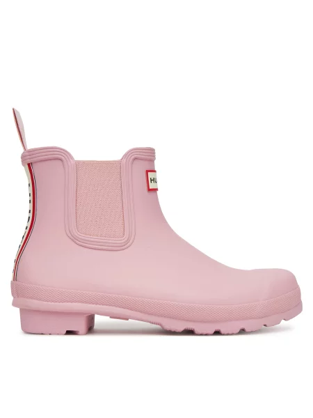 Резиновые сапоги Hunter розовые