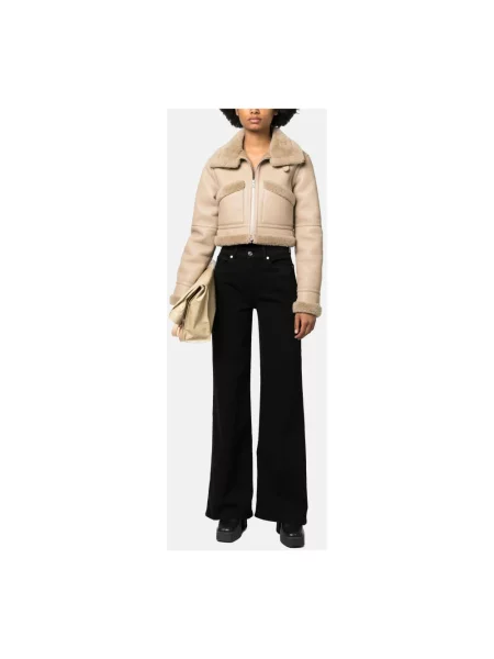 Szerokie jeansy 7 For All Mankind czarne