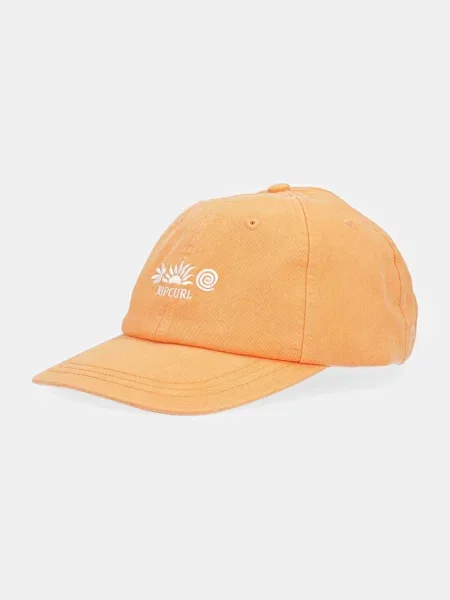 Шапка с козирка Rip Curl лилаво с апликация оранжево