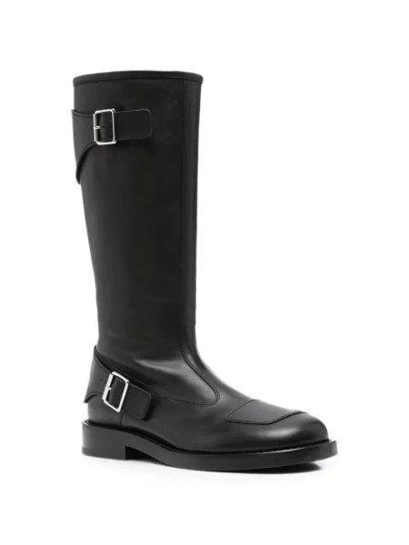 Botine Ann Demeulemeester cu cataramă negru