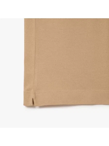 Lacoste Koszulka Polo Paris Stretch Piqué Regular Fit beżowa