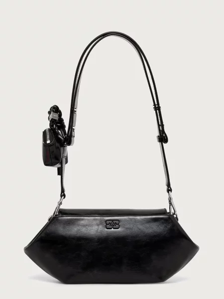 GANNI Bou East/West Box geantă crossbody pentru femei