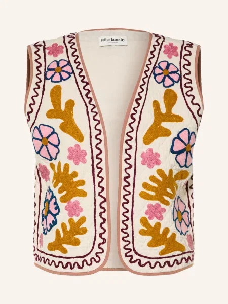 Lollys Laundry Kamizelka Honeyll orange niebieska