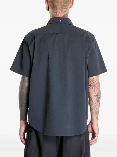 Top sport Nike din fleece plisat fără mâneci alb