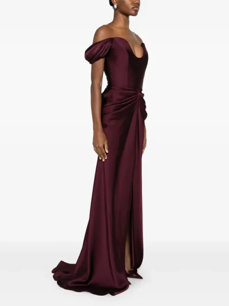 Rochie maxi Ana Radu de costum roșu