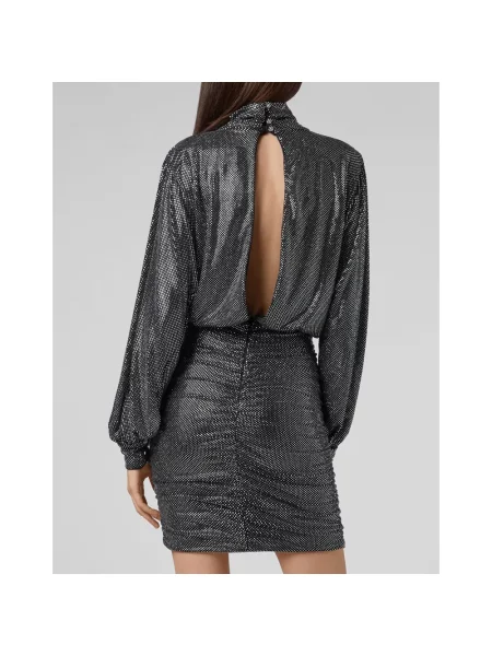 Krótka sukienka Philipp Plein szara