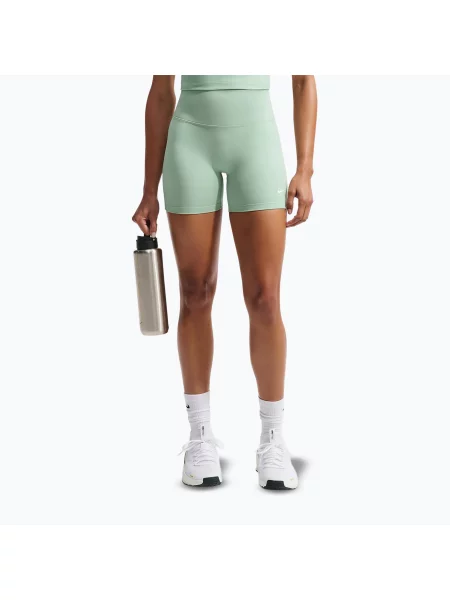 Шорти Nike One High-Waisted Biker 5" steam/white білі