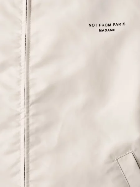 Drôle de Monsieur férfi kabát Slogan bézs