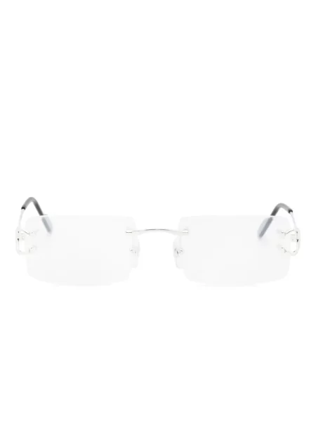 Γυαλιά ηλίου Cartier Eyewear ασημί