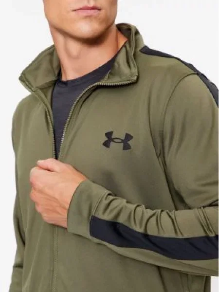 Under Armour Tepláková souprava Ua Knit Track Suit Khaki Fitted Fit