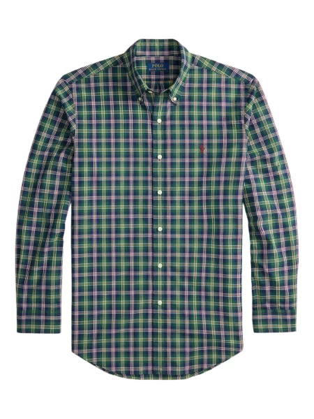 Kratak samt polo majica Polo Ralph Lauren s vezom crna