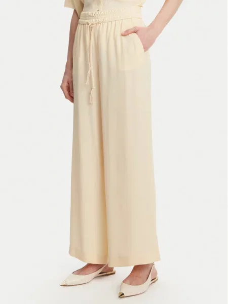 Marella Palazzo hlače Vivaio Wide Leg žuta