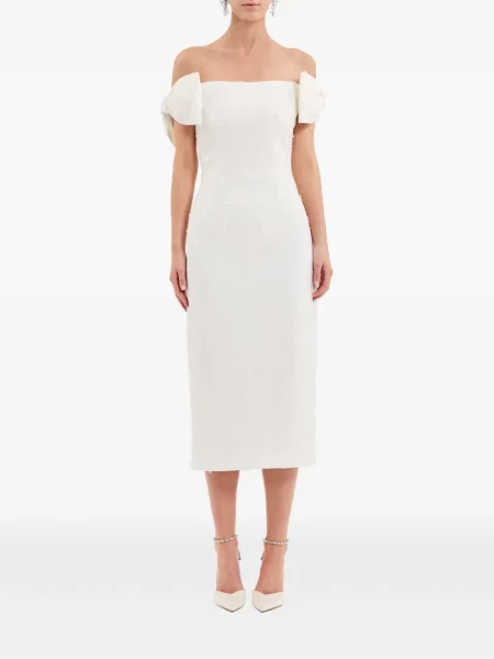 Rochie midi Rebecca Vallance alb
