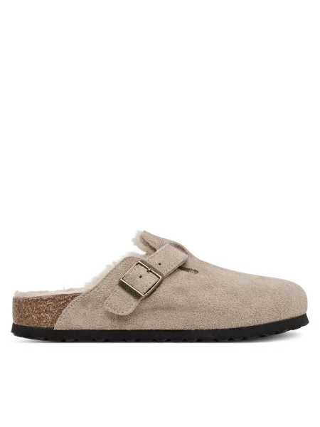 Шлепанцы Birkenstock бежевые