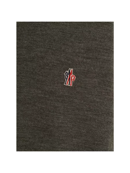 Sweter Moncler wełniany zielony
